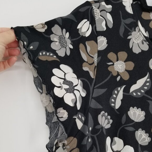 Gudrun Sjoden Neutral Floral Dress -L- Lagenlook, Cottagecore, Prairie & More - Picture 3 of 7